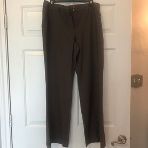 Brown bootcut pants